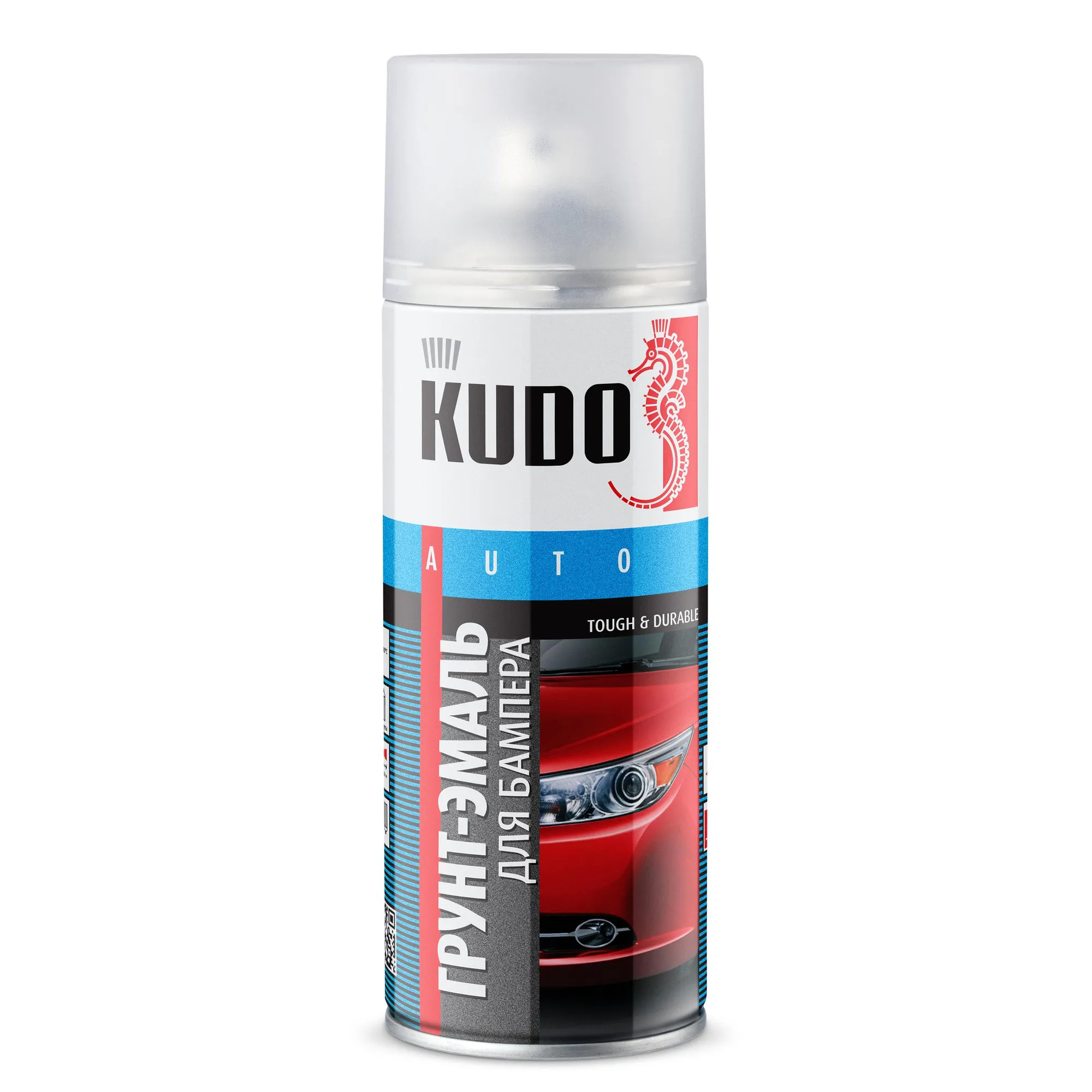Грунт-эмаль для бампера акриловая черная 520 мл KUDO KU-6202
