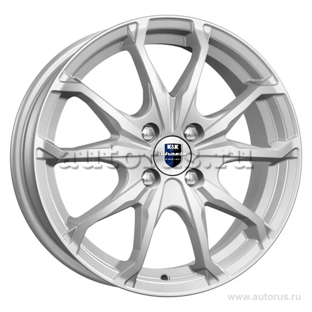 Диск литой R16 6J 4x108/63.35 ET47.5 КИК Brent Дарк платинум 73485