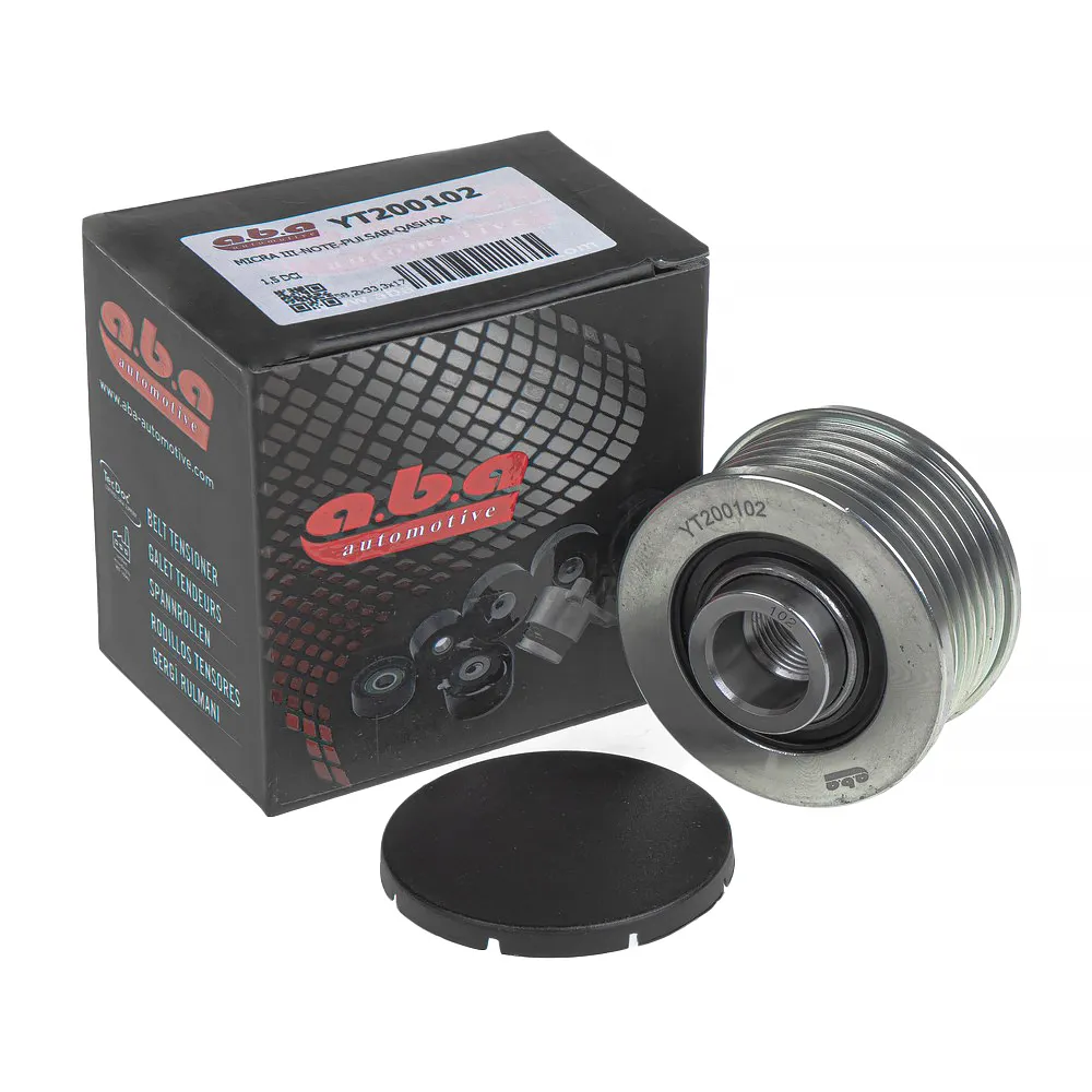 Шкив генератора NISSAN MICRA III NOTE PULSAR QASHQAI / QASHQAI +2  ABA AUTOMOTIVE YT200102