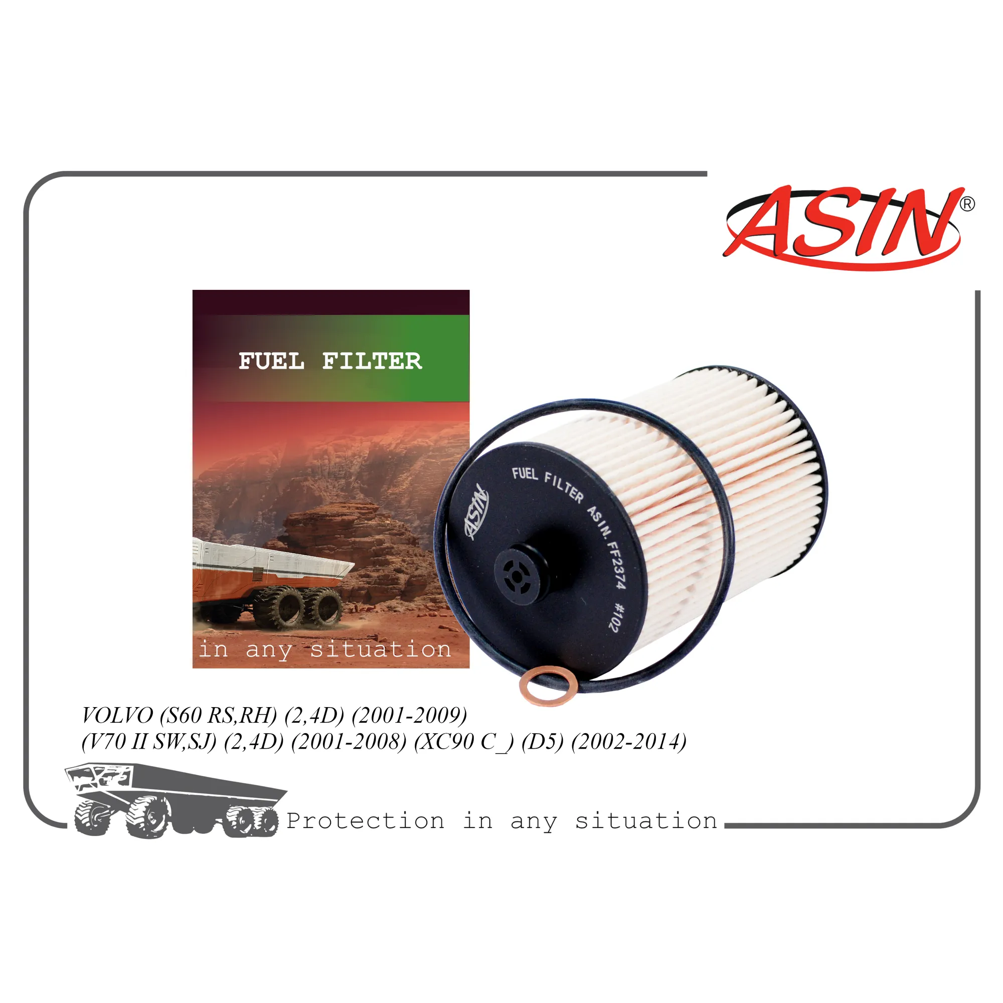 Фильтр топливный 32242175/ASIN.FF2374 ASIN ASIN ASIN.FF2374