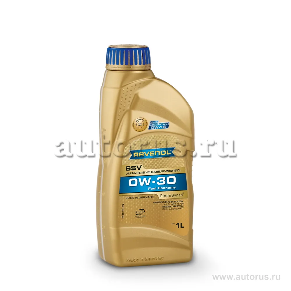 Моторное масло RAVENOL SSV Fuel Economy SAE 0W-30 (1л) new 1111145-001 (4014835842458)