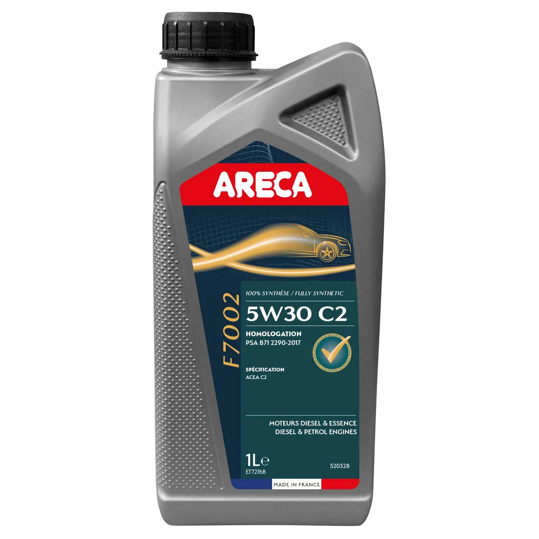 Масло моторное ARECA F7002 5W-30 синтетическое 1 л 050892