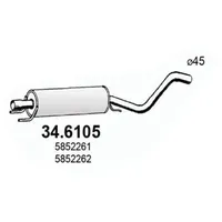 глушитель ASSO 284-739