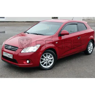 Дефлектора окон Kia Ceed I Hb 3d 2007-2012 Cobra tuning K10307