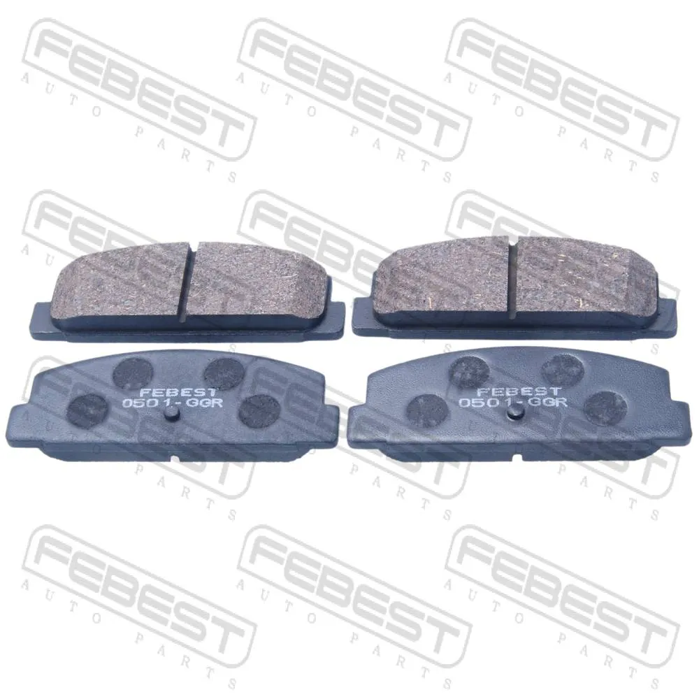 Колодки тормозные задние MAZDA 6 GG 2002-2008 [GEN] FEBEST 0501-GGR