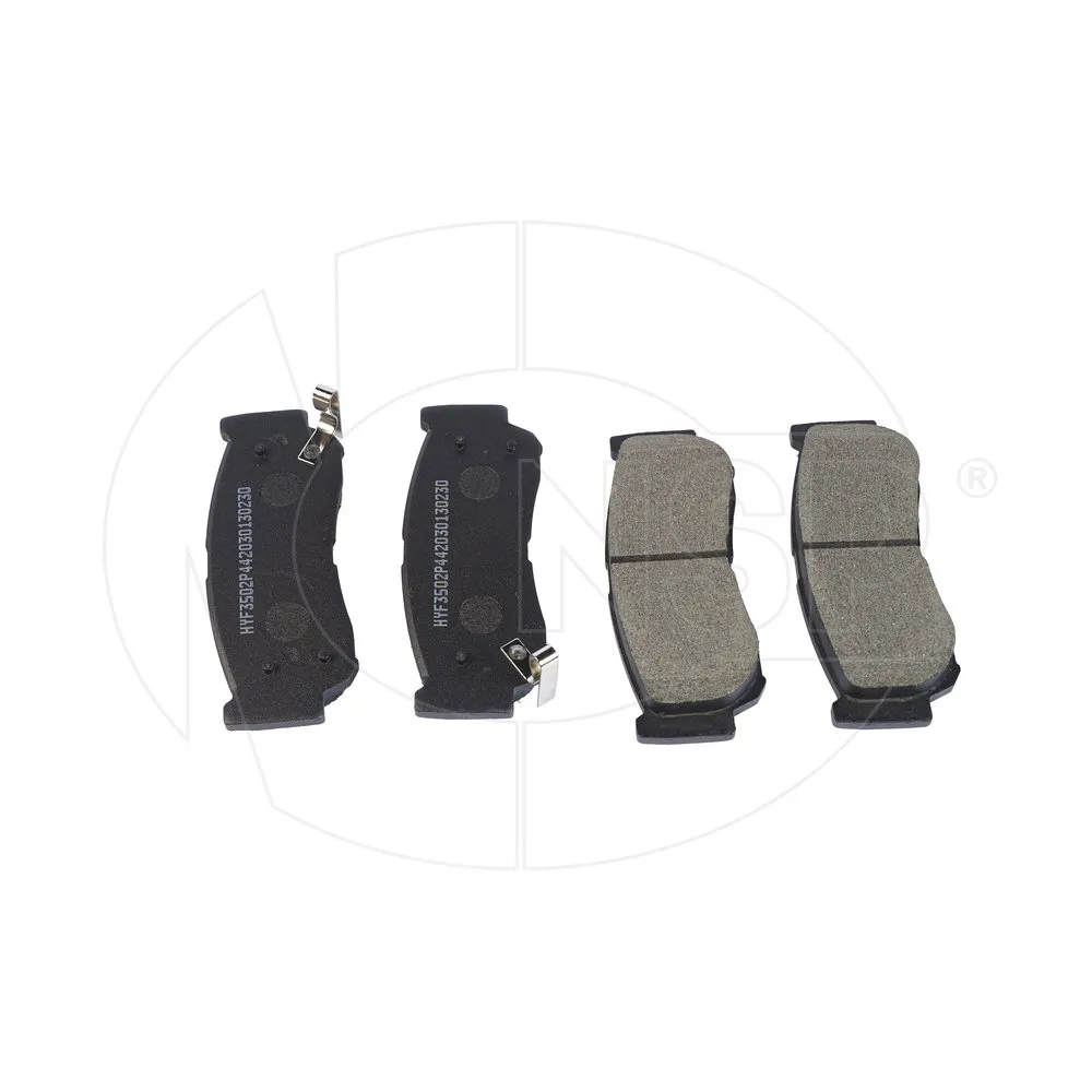 Колодки тормозные задние (керамика) JAC T6 NSP NSPRS7N37