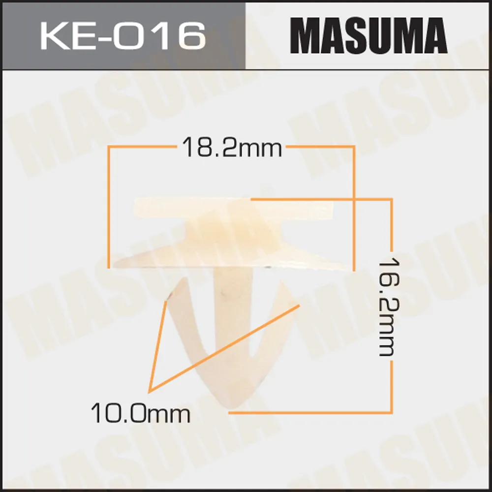 КЛИПСА КРЕПеЖНАЯ MASUMA KE016