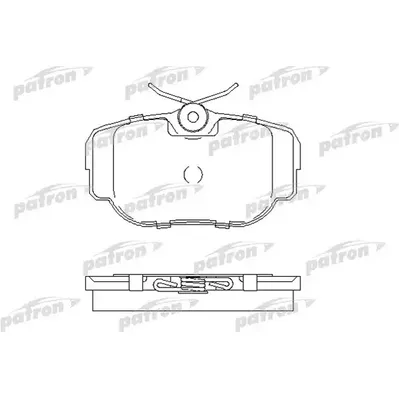 Колодки тормозные дисковые задн LANDROVER, Discovery/Range Rover 5/1994-6/200 PATRON PBP981