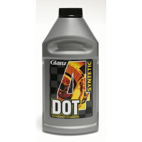 Жидкость тормозная GLANZ Synthetic DOT4 455 гр GL-201