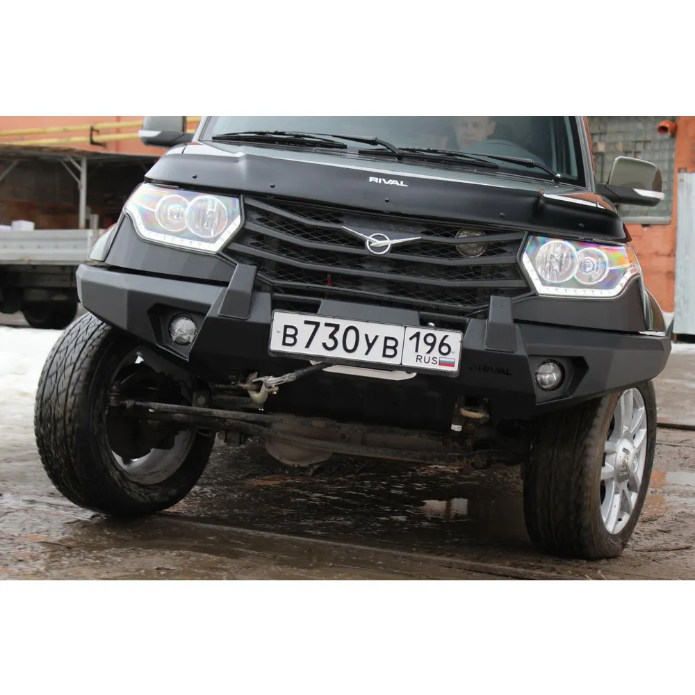 Бампер Rival силовой передний UAZ Patriot 2014- Rival D.6305.1