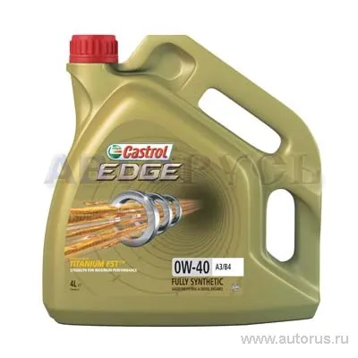Масло моторное CASTROL EDGE FST 0W-40 синтетическое 4 л 156E8C