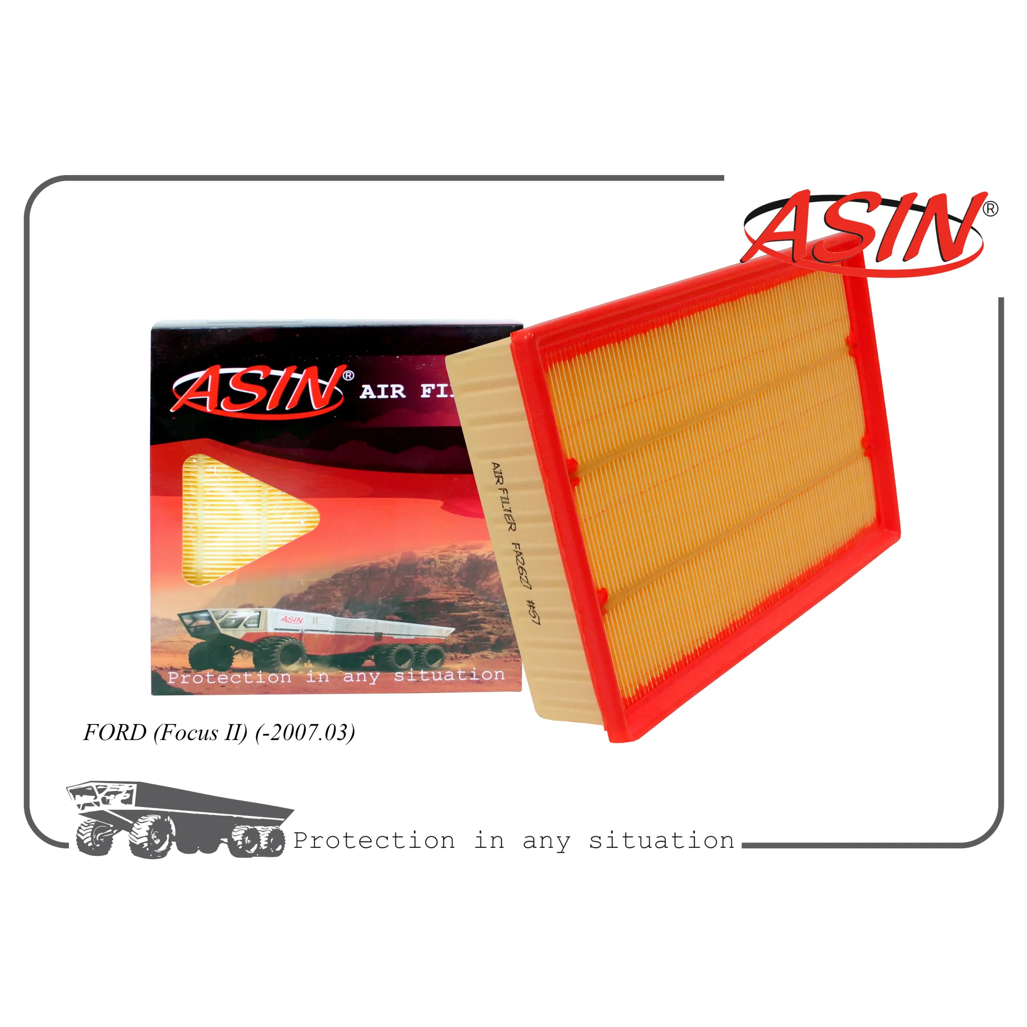 Фильтр воздушный 1232496/ASIN.FA2627 ASIN ASIN ASINFA2627