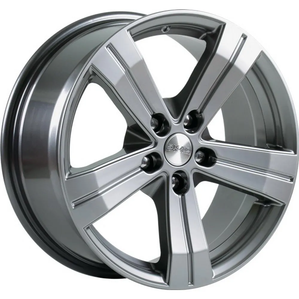 Диск литой R17 7.5J 5x108/67.1 ET45 СКАД Мицар грей 1740934