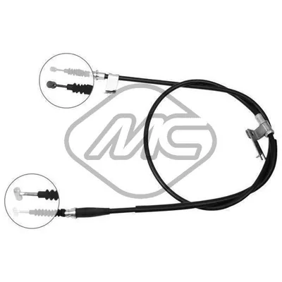 Трос ручника MAZ 323 BJ ALL (DISC BRAKE) SX-LH Metalcaucho 82215