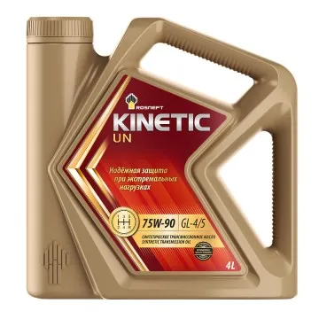Масло трансмиссионное Rosneft Kinetic UN 75W90 синтетическое 4 л 40817242