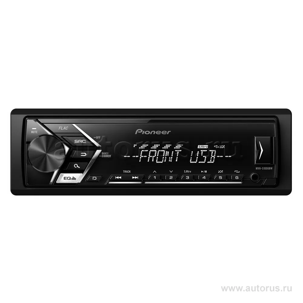 Автомагнитола PIONEER MVH-S100UBW, 4x50вт,USB/MP3/AUX