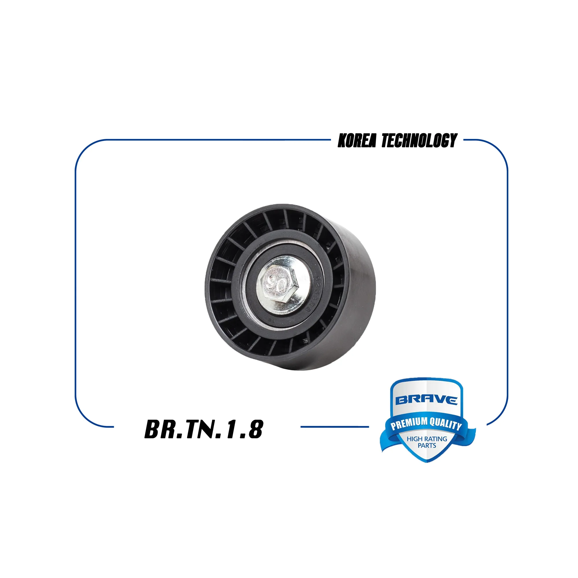 Ролик натяжителя ремня ГРМ обводной Chevrolet Lacetti1.8,Chevrolet Cruze,Daewoo Nexia BRAVE BR.TN.1.8