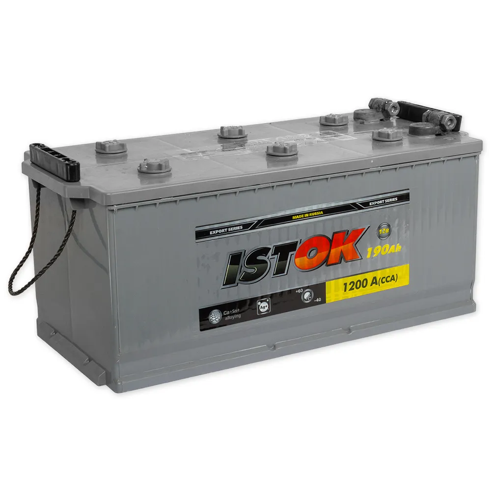 Аккумулятор ISTOK 190 А/ч R+(4) 525x240x242 K EN 1200 А (под болт)