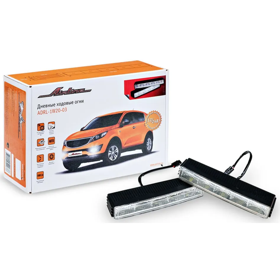Ходовые огни 1Вт*20LED с блоком управления AIRLINE ADRL-1W20-03