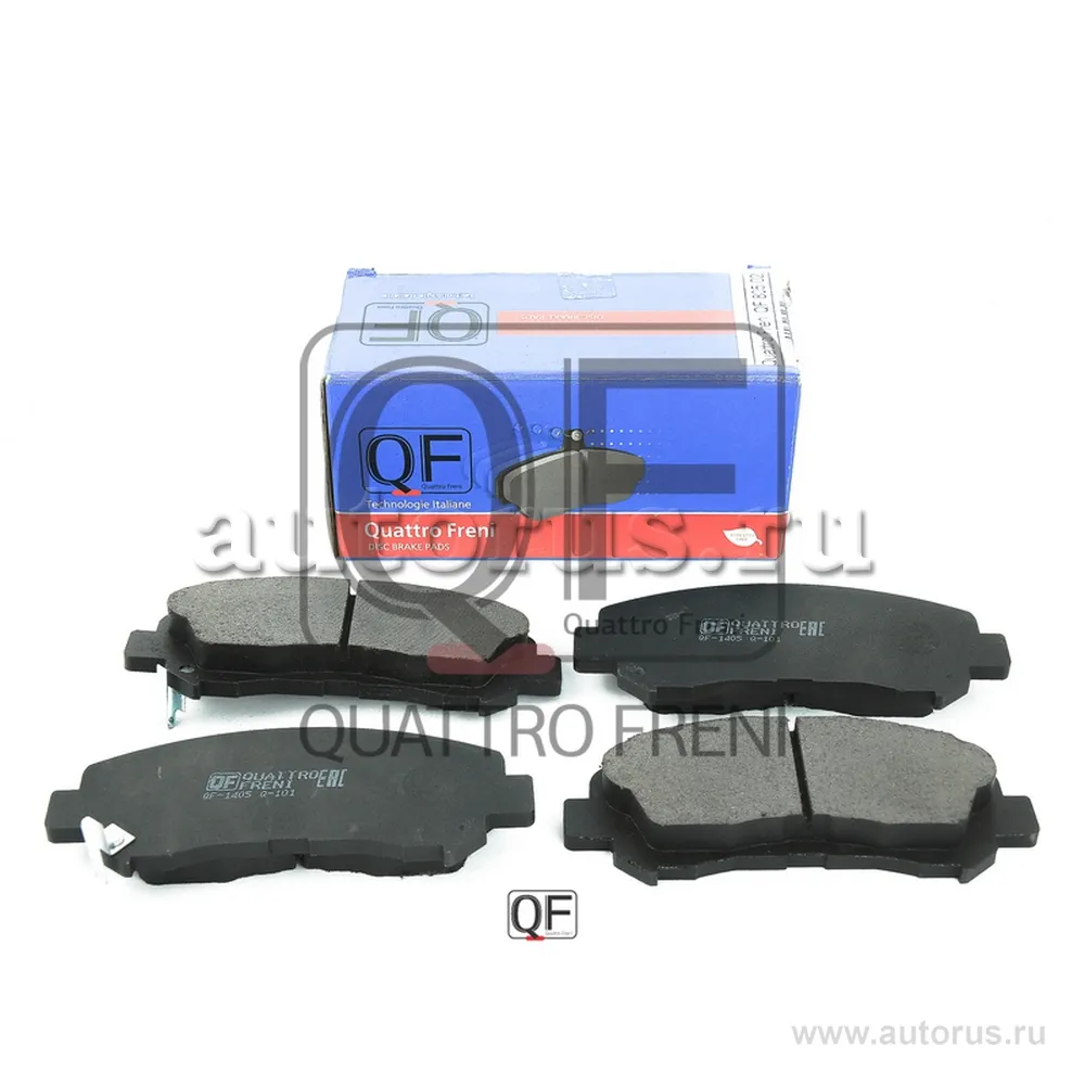 Колодки передние nissan QUATTRO FRENI QF80502