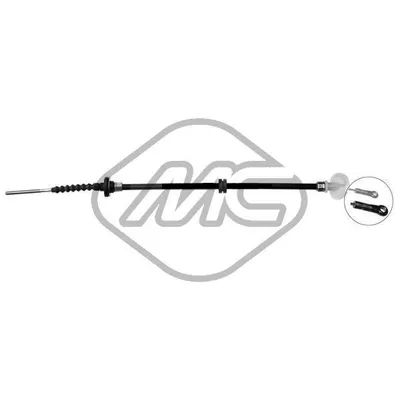 Трос сцепления FIAT PANDA 750-1000 Metalcaucho 81038