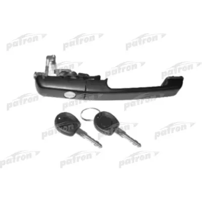 Ручка двери передняя правая (с замком и ключом) VW: PASSAT 88- PATRON P20-0003R