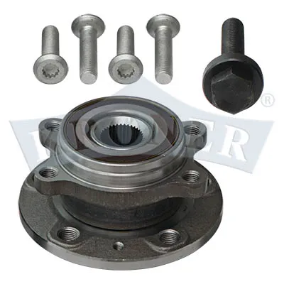 Ступица с подшип. в сборе (перед.) (d=136.5 с ABS) AUDI A3 (03-), VW Passat (05-) KRONER K151238