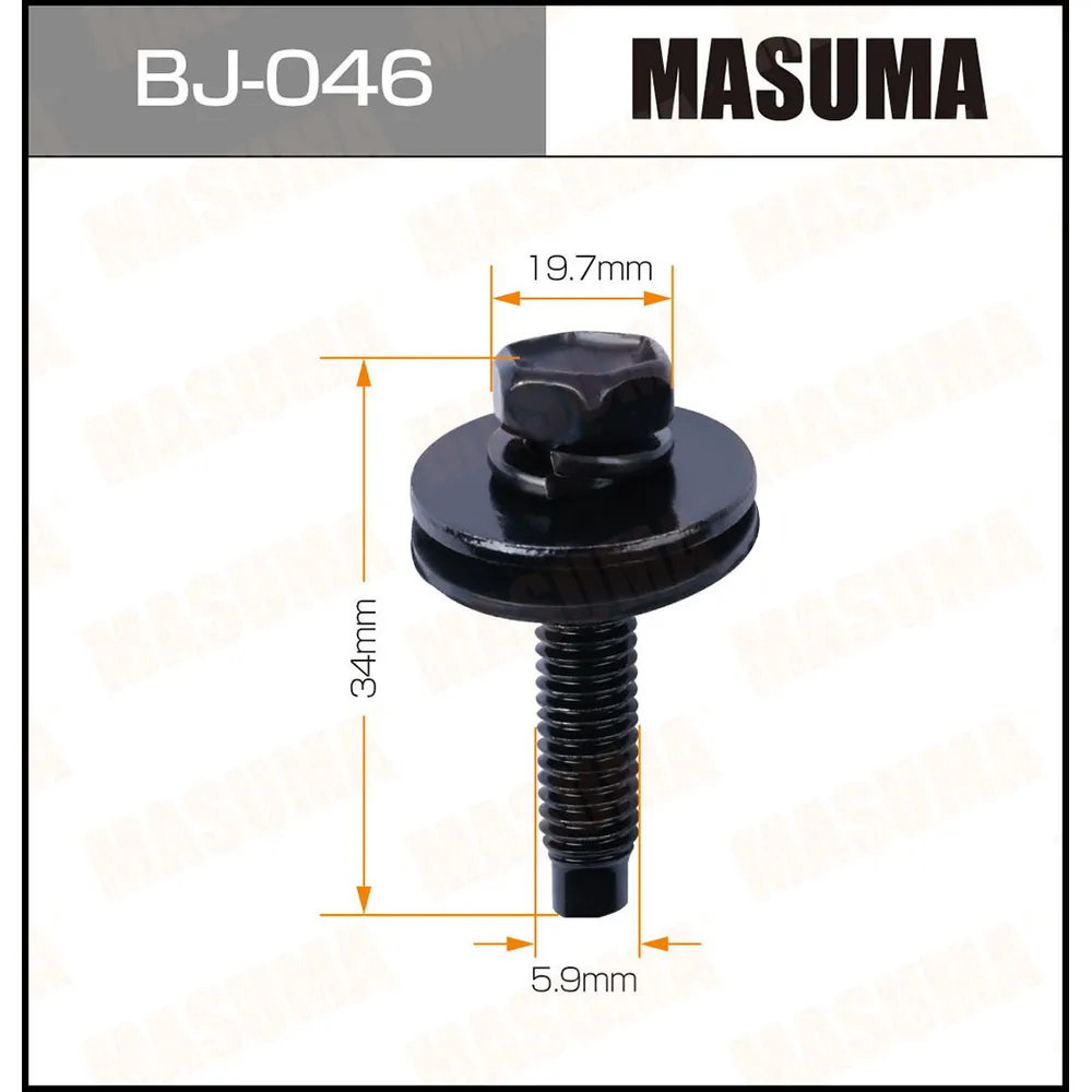 Болты подвески, комплект BJ046