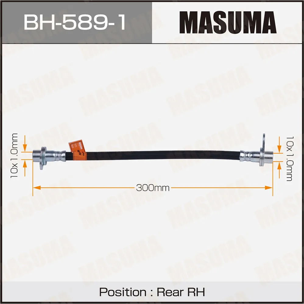 Шланг тормозной MITSUBISHI OUTLANDER MASUMA BH5891