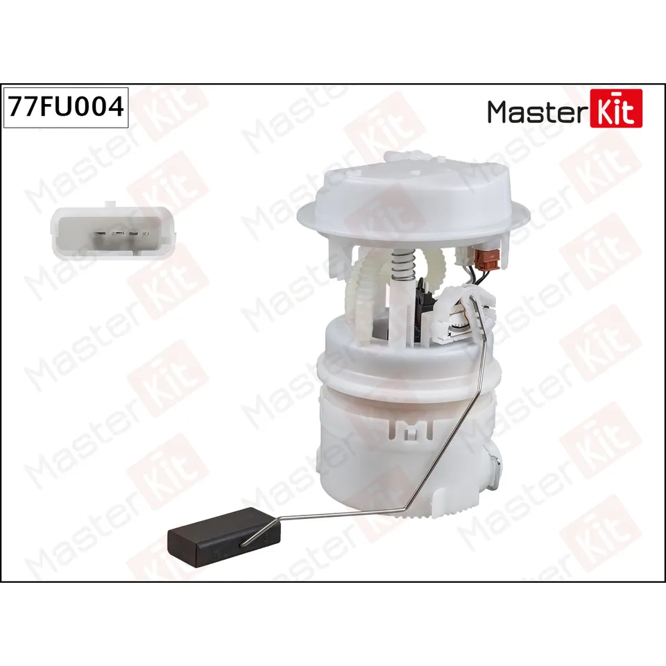 Насос топливный CITROEN C4, PEUGEOT 307 (3.6bar) MASTERKIT 77FU004