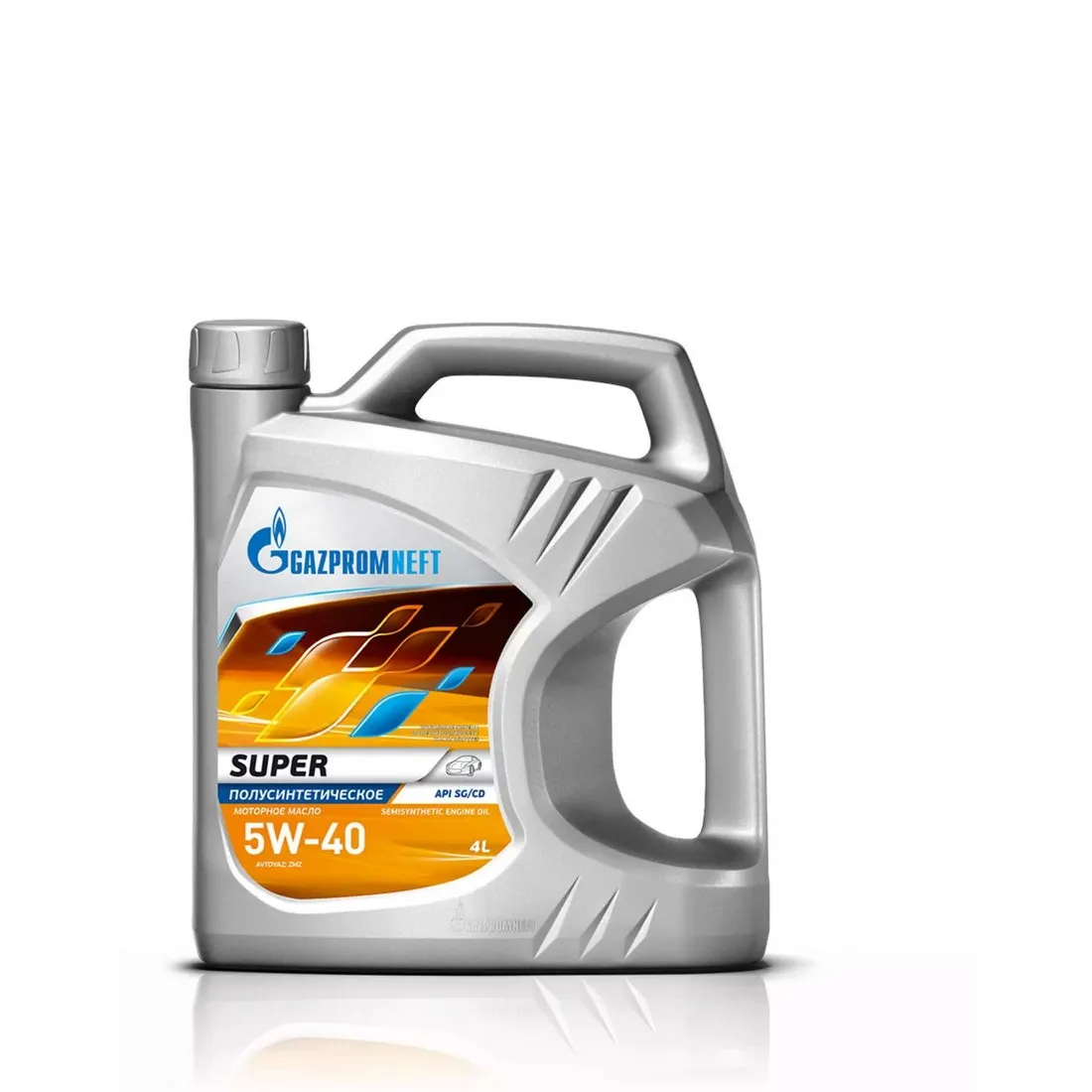 Масло моторное Gazpromneft Super 5W-40 полусинтетическое 4 л УЦЕНКА! 253142137-N0