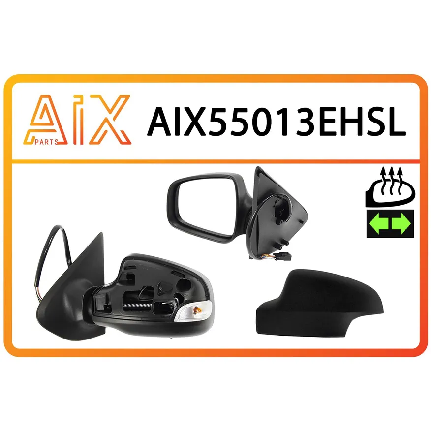 Зеркало эл. съемная облицовка с подогревом и поворотником левое aix55013ehsl/ 963028101r AIX AIX55013EHSL