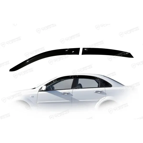 Дефлектора на окна Daewoo Gentra Sd 2013EuroStandard деф.окон Cobra Tuning DE10613