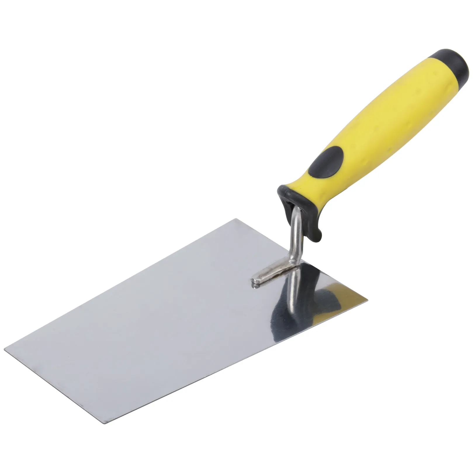 Мастерок нержавеющий, мягкая ручка, Профи, трапеция 180 мм FIT 05077