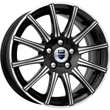 Диск литой R13 5J 4x98/58.5 ET38 КИК Сиеста алмаз черный 13378