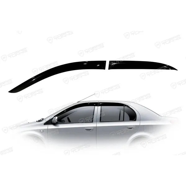 Дефлектора на окна Faw Vita Sd 2007EuroStandard деф.окон Cobra Tuning FE10207