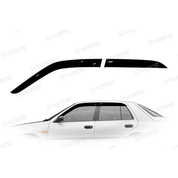 Дефлектора на окна Nissan Sunny Hb (N14) 1990-1995EuroStandard деф.окон Cobra Tuning NE16990