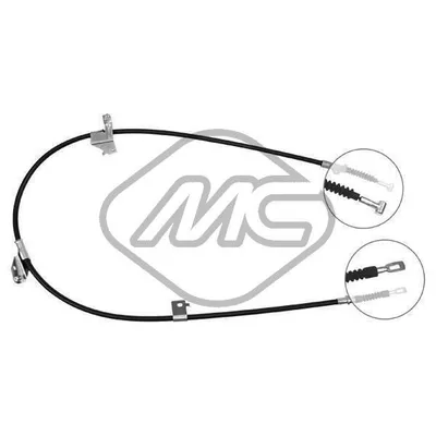 Трос ручника NIS PRIMERA P11 ALL (DISC BRAKE) DX R Metalcaucho 82321