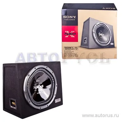 Сабвуфер SONY XS-GTX121LC, 30 см , в корпусе, 300вт