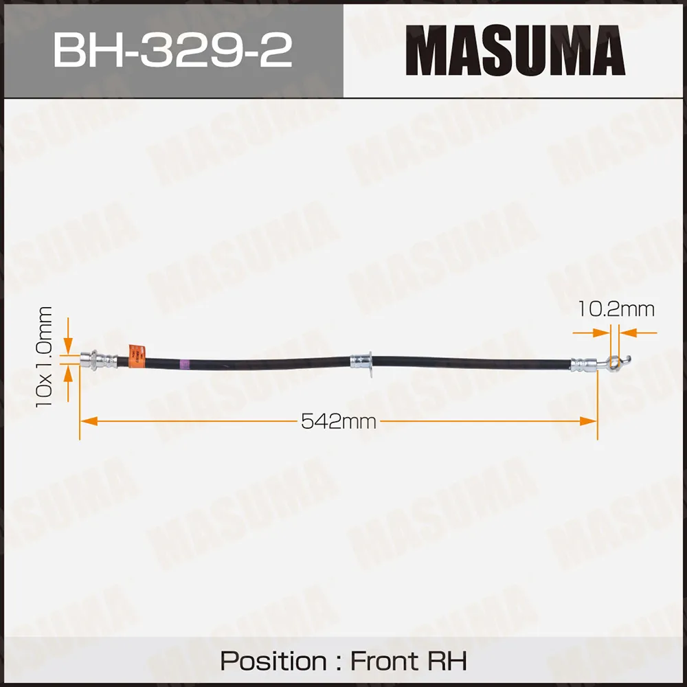 Шланг тормозной передний TOYOTA CAMRY MASUMA BH-329-2