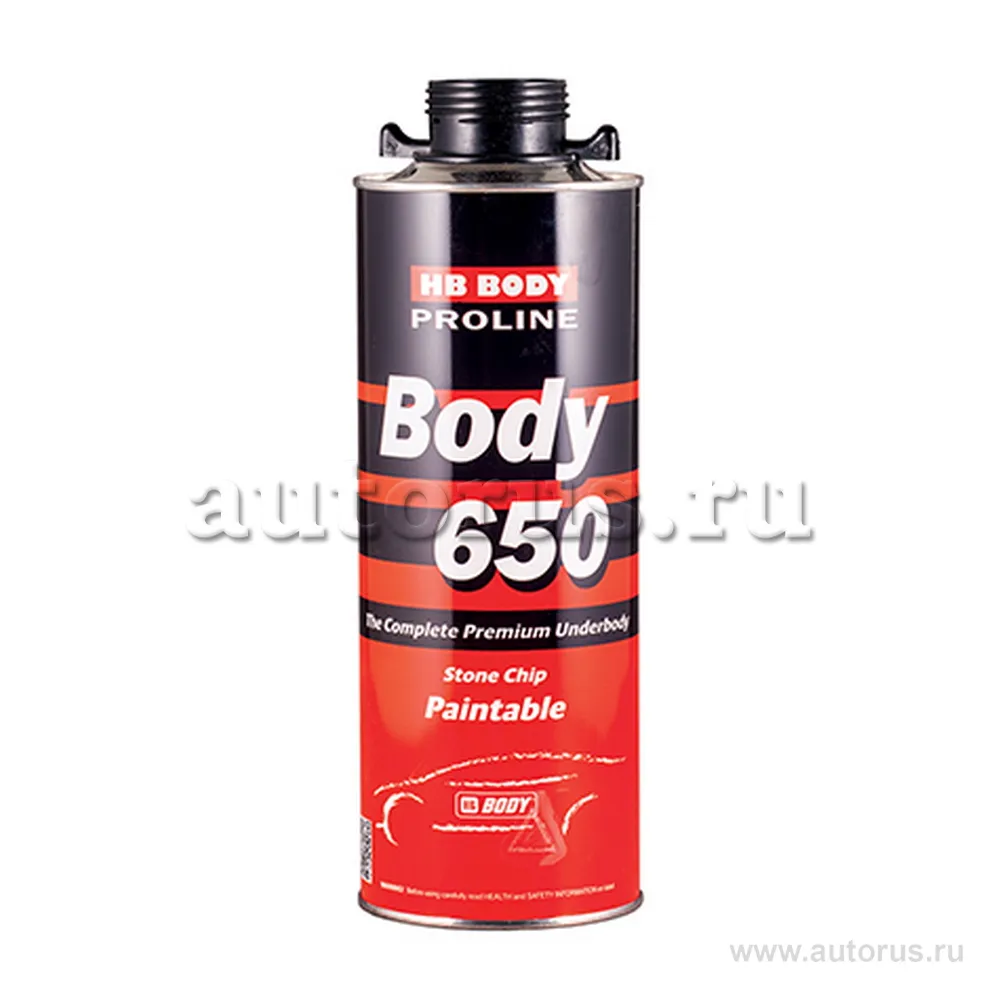 Антикор BODY HB 650 PROLINE черный (1кг) под пистолет