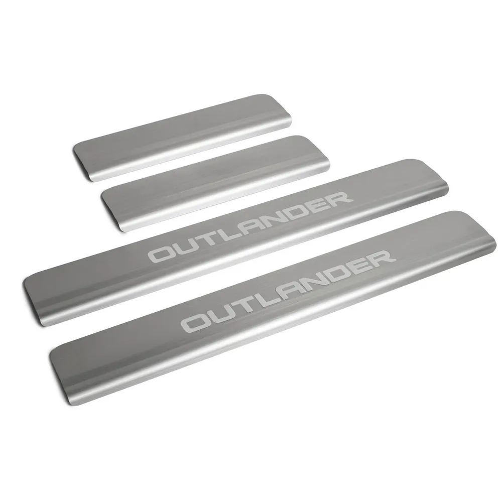 Накладки порогов RIVAL (4 шт.) Mitsubishi Outlander 2015- (название модели) для MITSUBISHI OUTLANDER (GF) (2012>) К-КТ(4ШТ) NP.4006.3