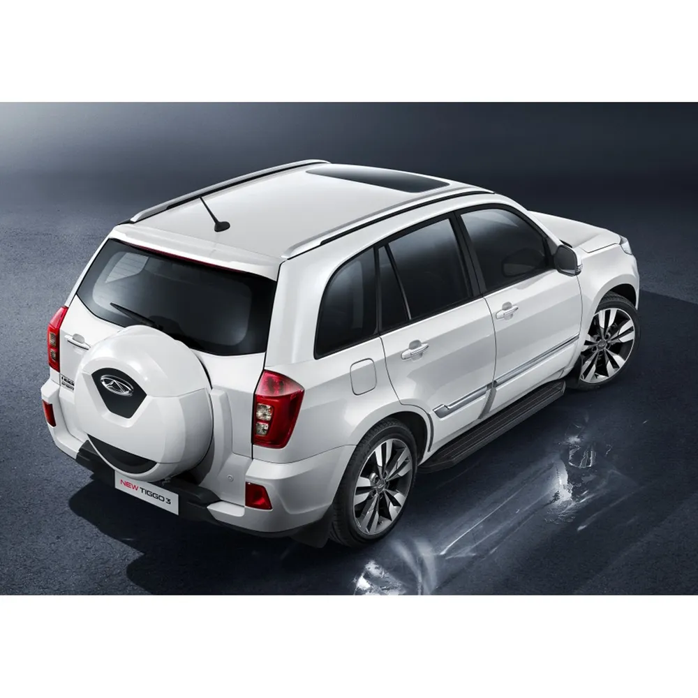Порог-площадка Premium-Black A160ALB + комплект крепежа, RIVAL, Chery Tiggo 3 2017- Chery Tiggo 3 A160ALB.0903.1