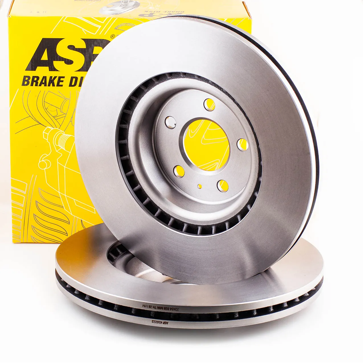 Диск тормозной передний VAG AUDI A4/A5/A6/Q5 07-> / PORSCHE MACAN14->/D345 ASP 410222