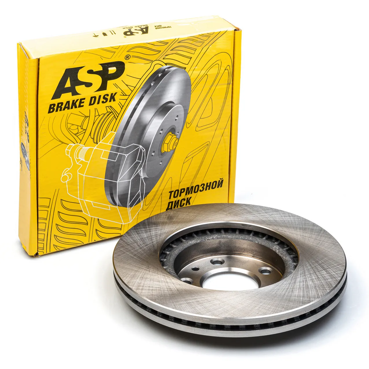 Диск тормозной передний MAZDA 6 07-> /VENT D=299MM ASP 350203