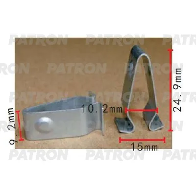 Зажим металлический Audi, Seat, Skoda, Volkswagen применяемость: метал PATRON P371549