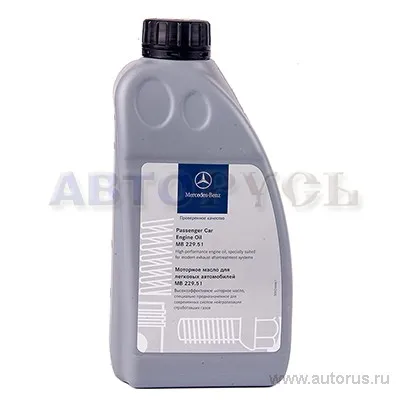 Масло моторное MERCEDES-BENZ MB 229.51 5W-30 1 л A000 989 97 01 ADA6