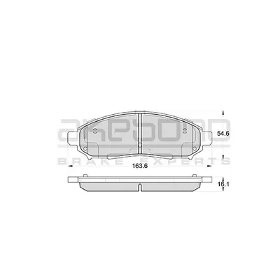 Колодки передние D40M R16 AKEBONO AN726WK
