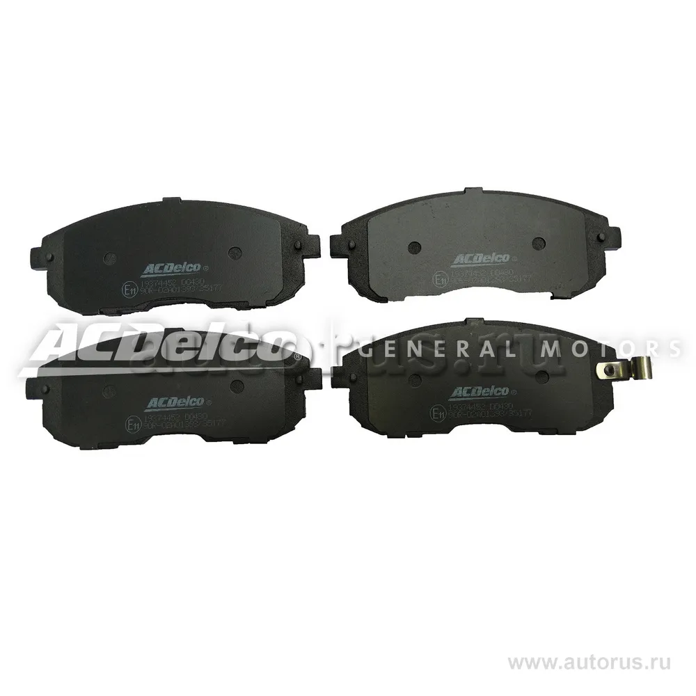 Колодки передние Suzuki SX4 ACDelco 19374452
