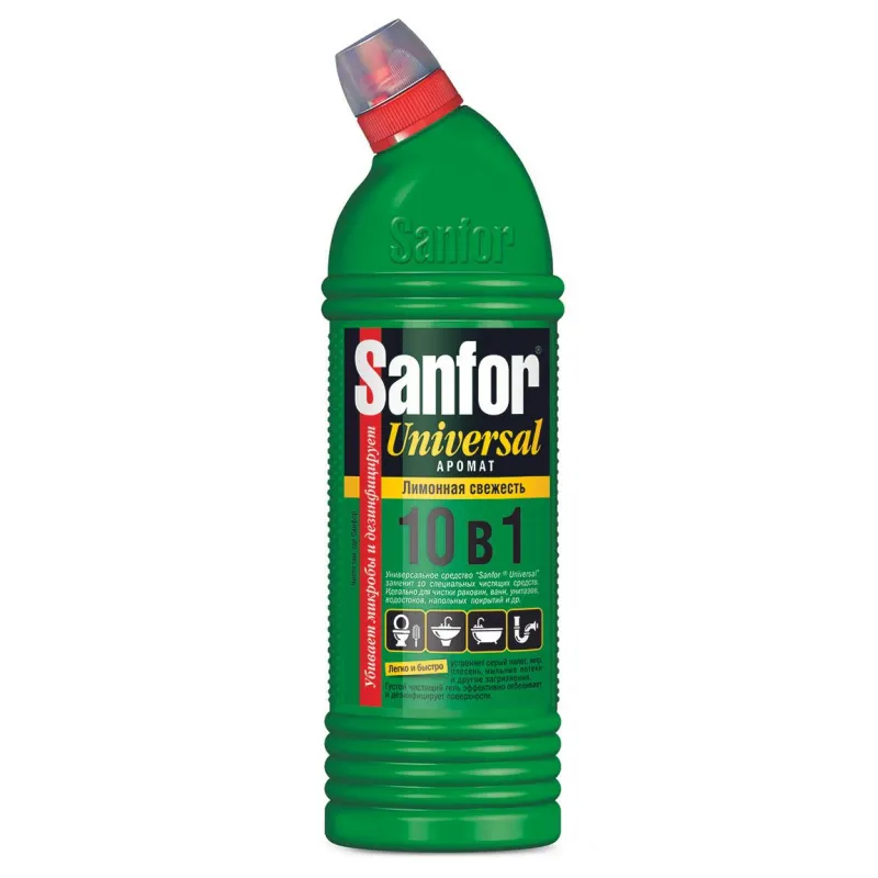 Универсальное чистящее средство САНФОР УНИВЕРСАЛ 750г Лимонная свежесть 1474963
